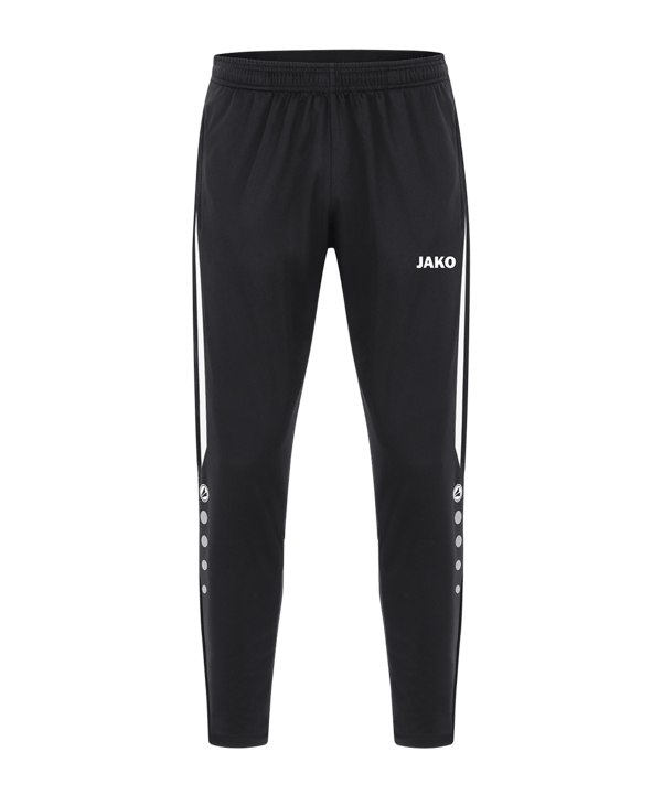 JAKO Power Polyesterhose Kids Schwarz Weiss F802 - schwarz