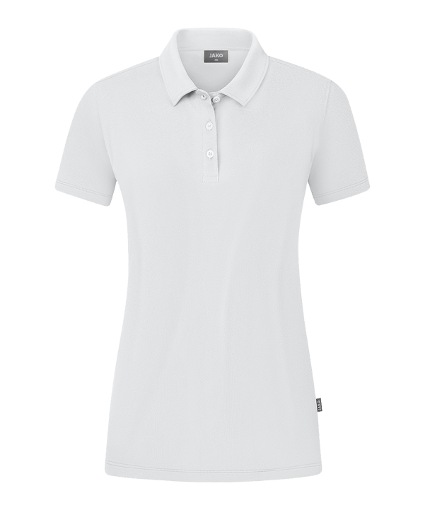 Jako Organic Stretch Polo Shirt Damen Weiss F000