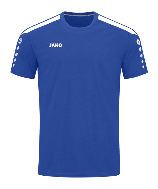 JAKO Power T-Shirt Damen Blau Weiss F400