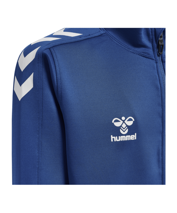Hummel hmlCORE XK Trainingsjacke Kids F7045 - blau