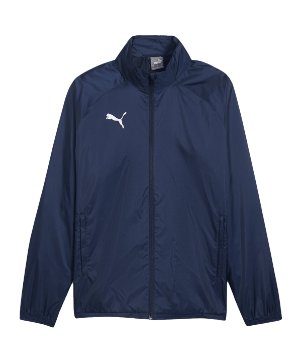PUMA teamGOAL Allwetterjacke Blau Weiss F06