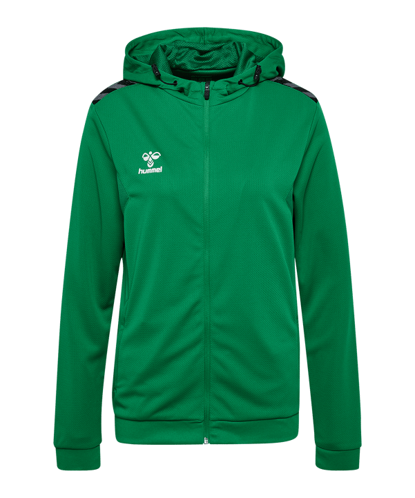 Hummel AUTHENTIC PL Kapuzenjacke Damen Grün F6235 - gruen