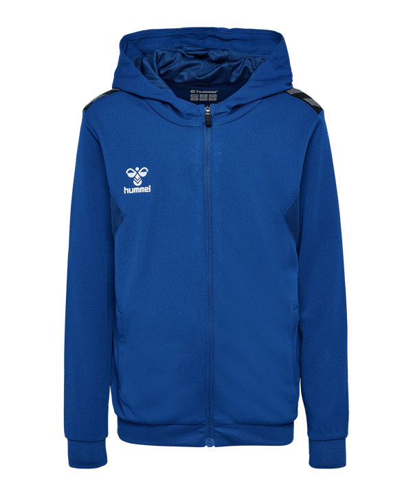 Hummel hmlAUTHENTIC PL Kapuzenjacke Kids Blau F7045