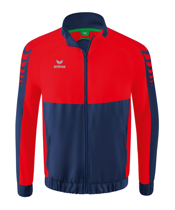 Erima Six Wings Präsentationsjacke | Blau Rot - blau