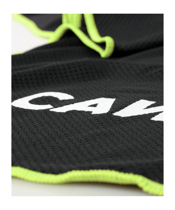 Cawila Academy Ice kühlendes Handtuch Schwarz Gelb - schwarz