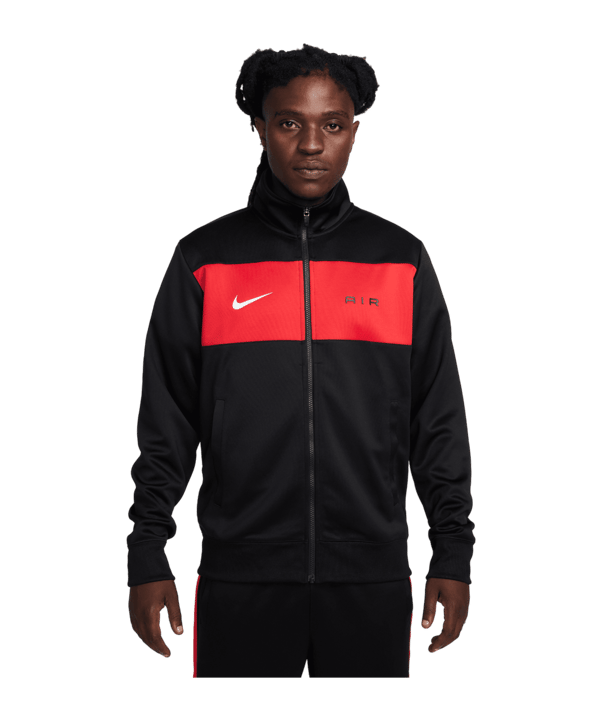 Nike Air Jacke Schwarz Rot F011 - schwarz