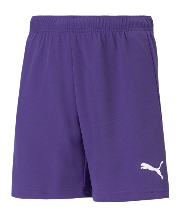 PUMA teamRISE Short Kids Lila Weiss F10