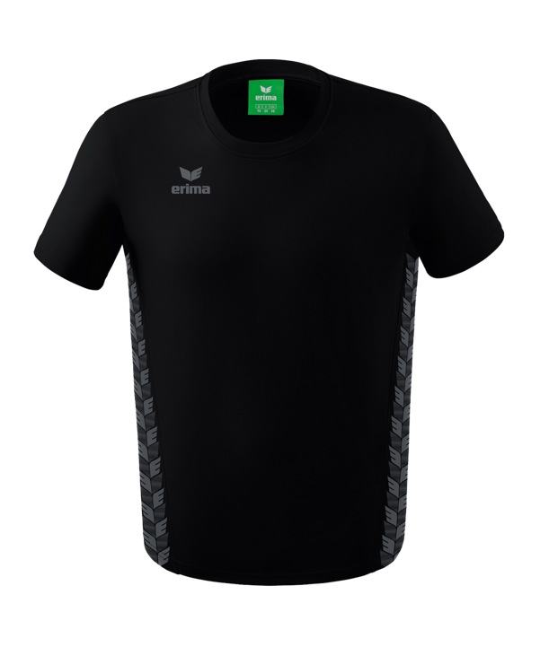 Erima Team Essential T-Shirt Kids Schwarz Grau 