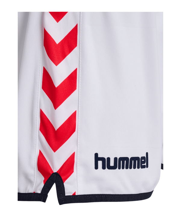 hummel DBU Dänemark 86 Replica Original Short Weiß F9001 - weiss