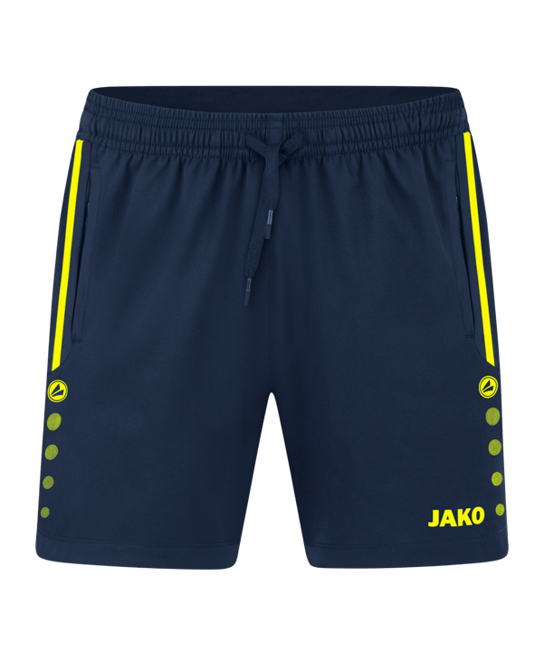 JAKO Allround Short Damen Blau Gelb F904 - blau