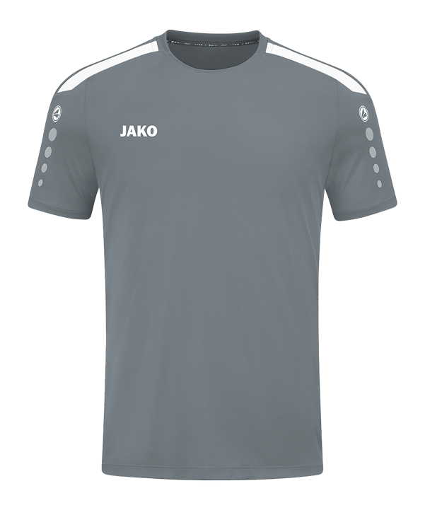 JAKO Power Trikot Kids Grau Weiss F840