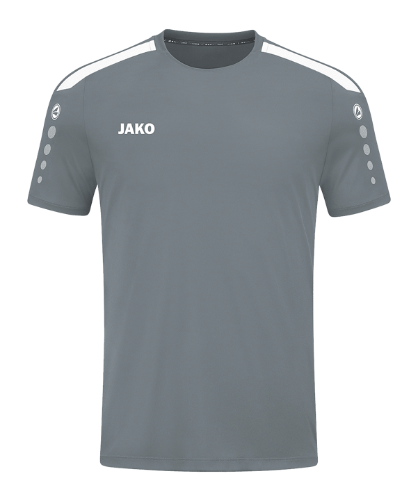 JAKO Power Trikot Kids Grau Weiss F840