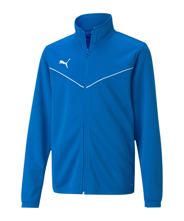 PUMA teamRISE Poly Trainingsjacke Kids Blau F02