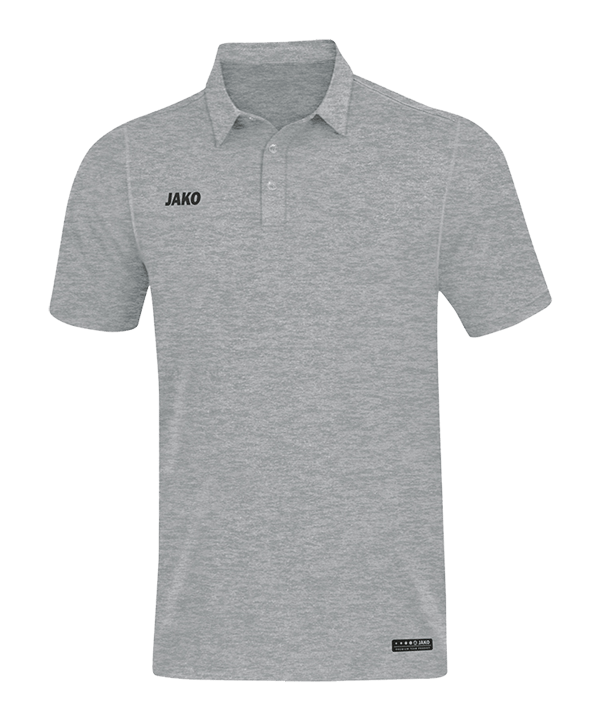 JAKO Premium Basics Poloshirt Grau F40