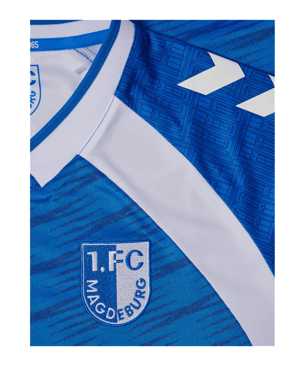 Hummel 1. FC Magdeburg Trikot Home 2025/2026 Blau F7251 - blau