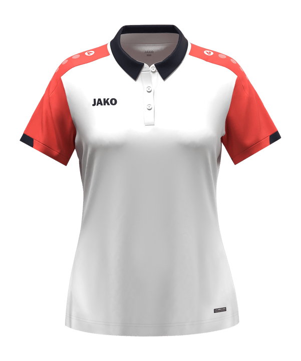 JAKO Dynamic Polo Damen Weiß F026 