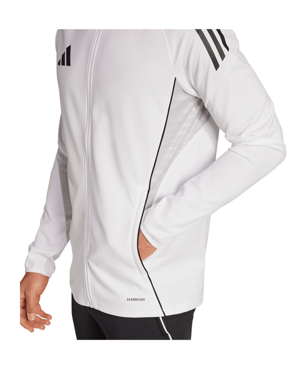 adidas Tiro 25 Competition Trainingsjacke Weiß - weiss