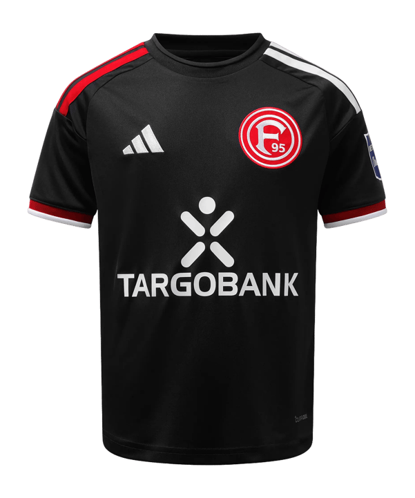 adidas Fortuna Düsseldorf Trikot 3rd 2026/2027 Kids Schwarz - schwarz