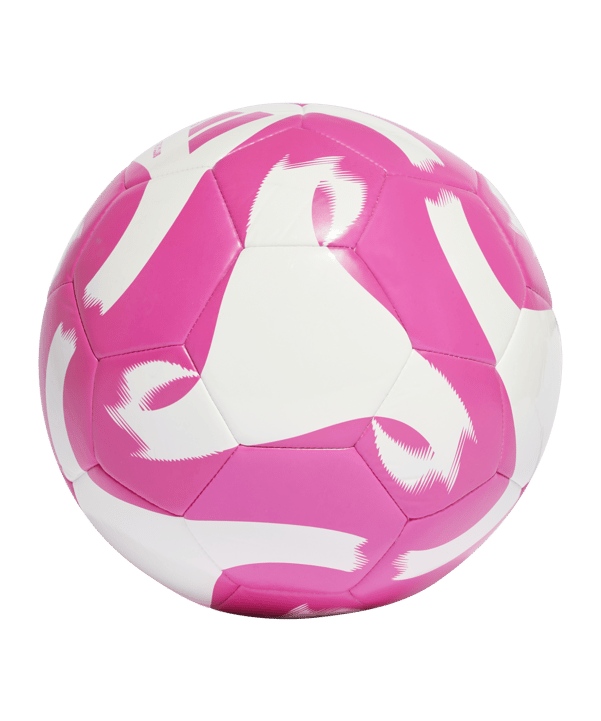 adidas Tiro Club Trainingsball Weiss Pink | - weiss
