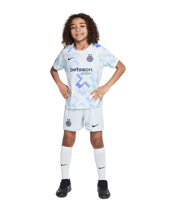 Nike Inter Mailand Trikot Set Away 2025/2026 Kids Weiß F497 - weiss