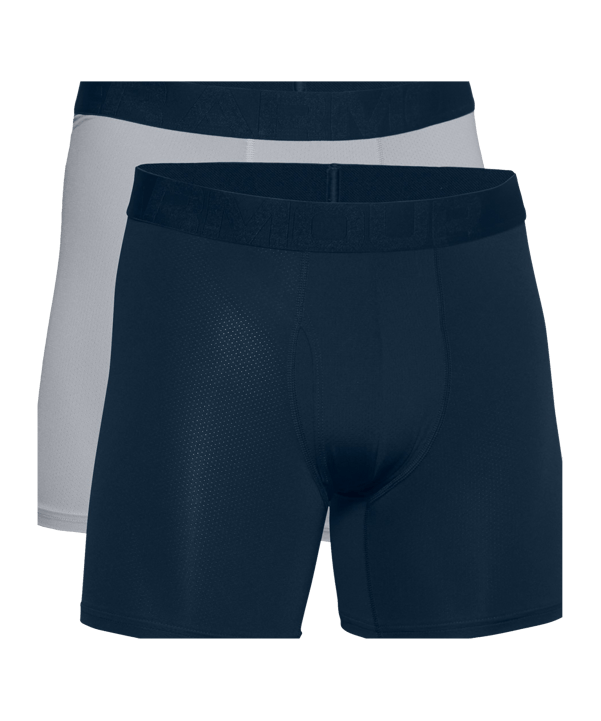Under Armour Tech 6in Boxershort 2er Pack F408 - blau