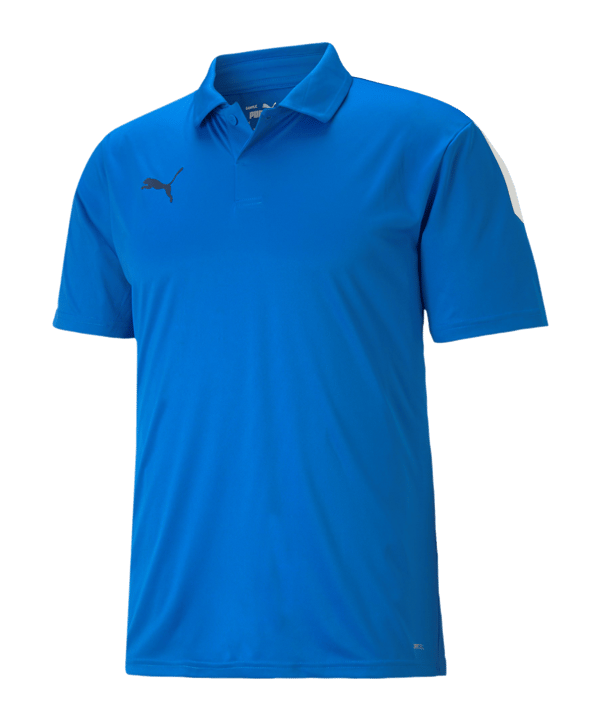 PUMA teamLIGA Sideline Polo Blau F02