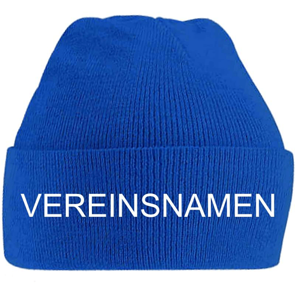 Strickmützen inkl. gesticktem Vereinsnamen