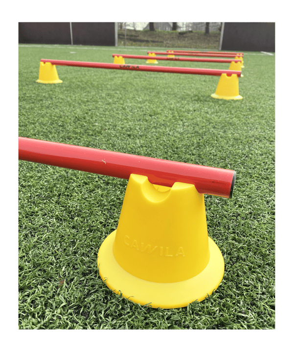 Cawila Mini-Pylone | Trainingskegel | Minihürden | | 10er Set | Grün - gruen