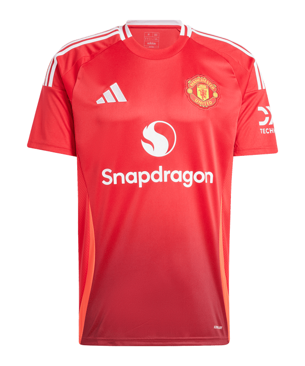 adidas Manchester United Trikot Home 2024/2025 Rot - rot