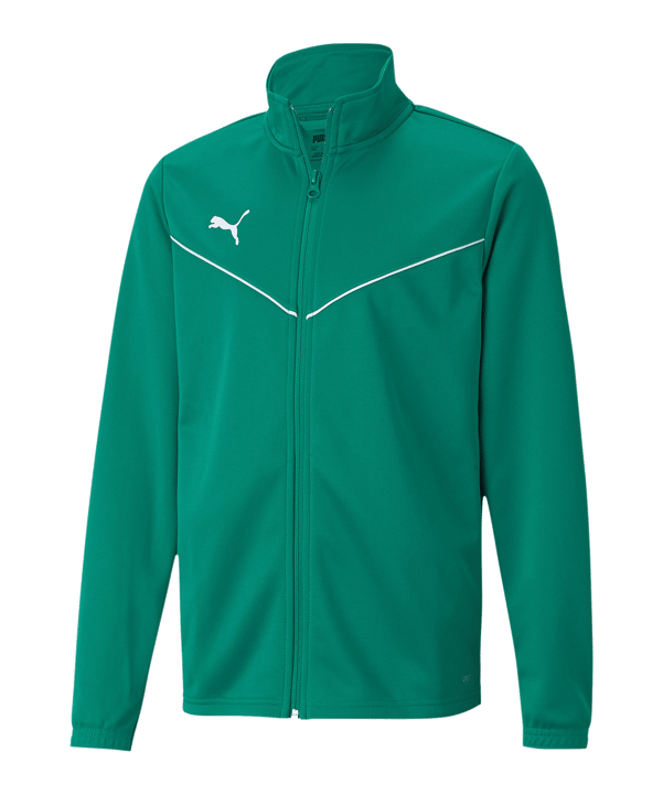 PUMA teamRISE Poly Trainingsjacke Kids Grün F05