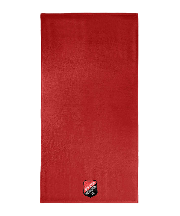 SV Thierhaupten Handtuch 70 cm x 140 cm Rot