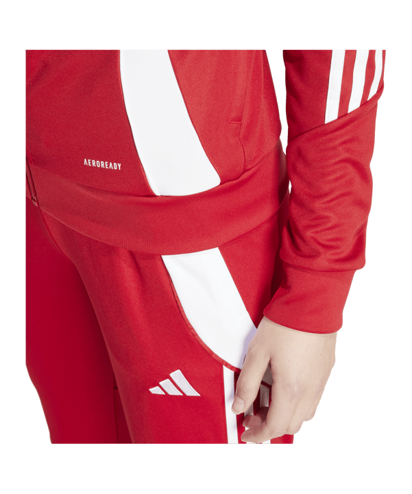 adidas Tiro 24 Trainingsjacke Damen Rot Weiss | - rot