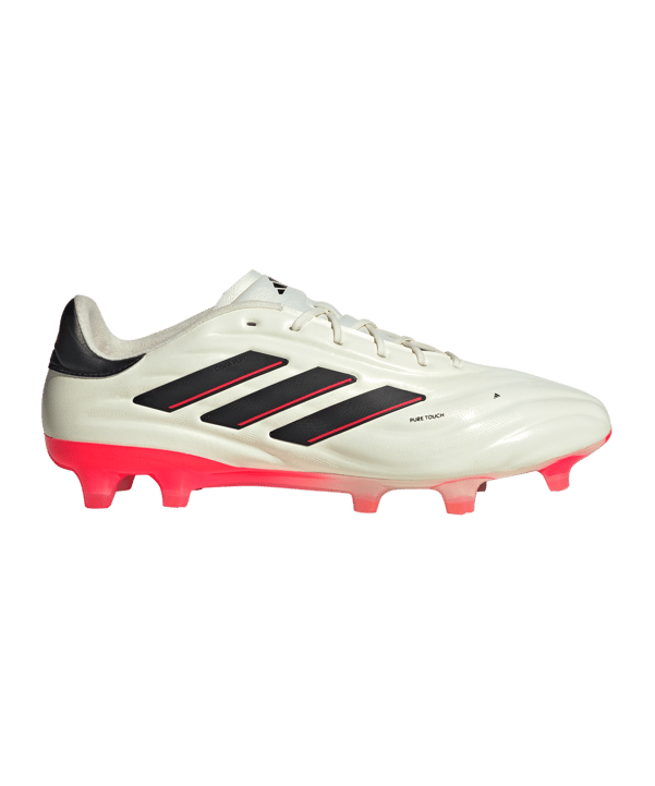 adidas COPA Pure 2 Elite FG Solar Energy Weiss Schwarz Rot - weiss