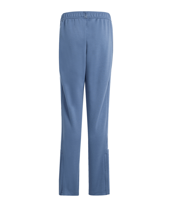 adidas Tiro Trainingshose Kids Blau Weiss - blau