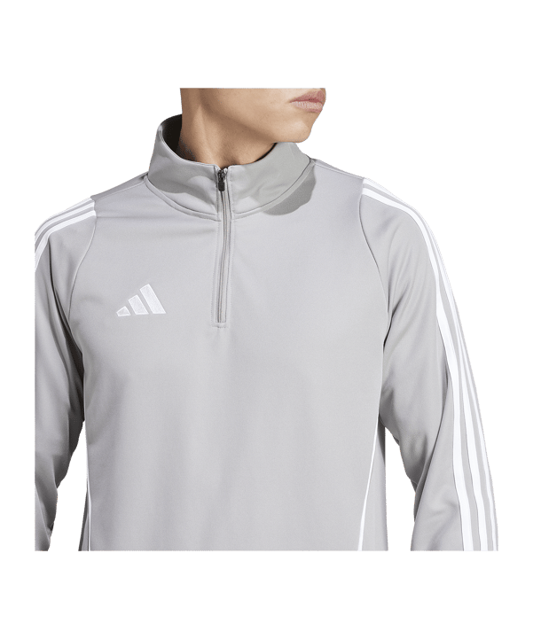 adidas Tiro 24 Trainingstop Grau Weiss - grau