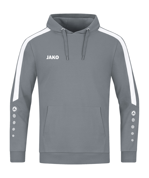 JAKO Power Hoody Damen Grau Weiss F840