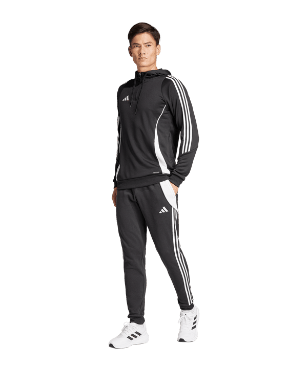 adidas Tiro 24 Trainingshose Schwarz Weiss - schwarz