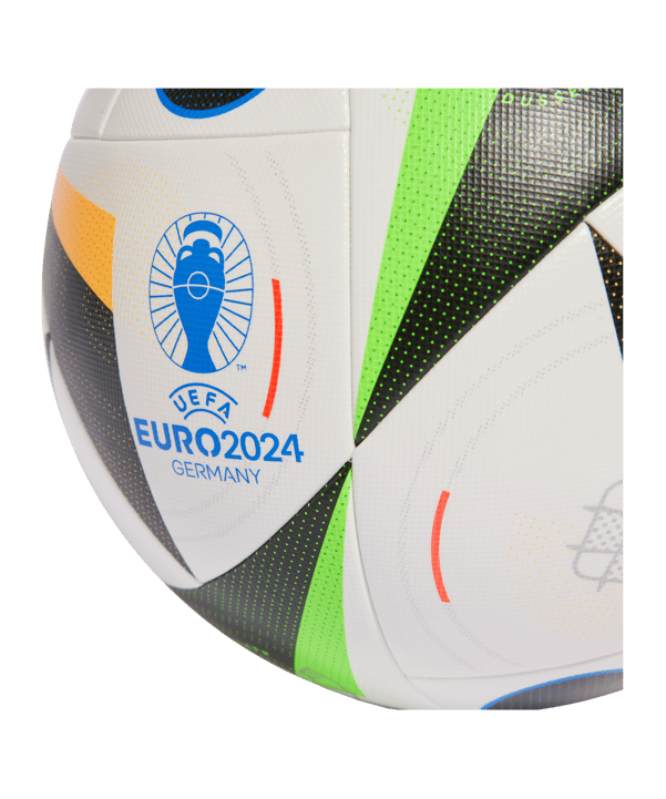 adidas Fussballliebe Competition Spielball EM 2024 Weiss Schwarz Blau - weiss