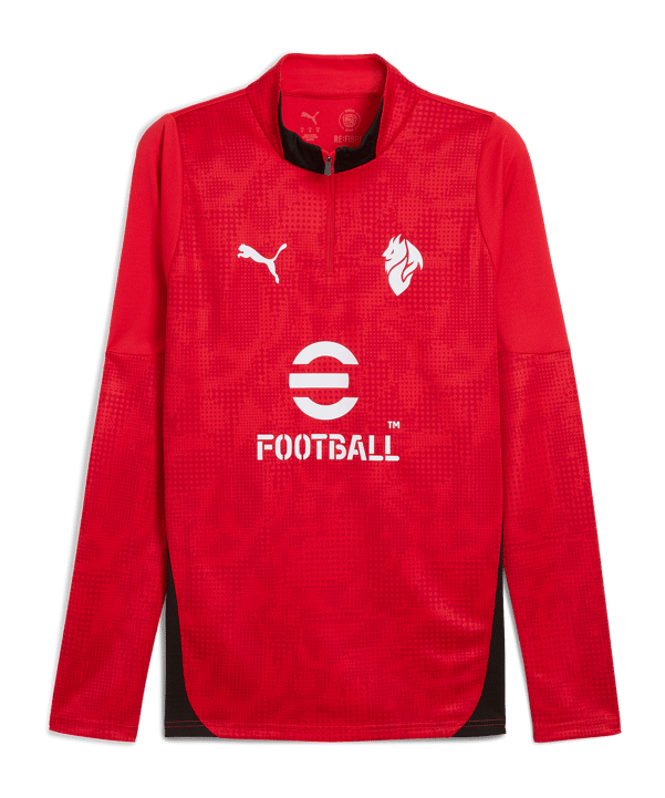 PUMA AC Mailand Training 1/4 Zip Sweatshirt Rot F01 - rot