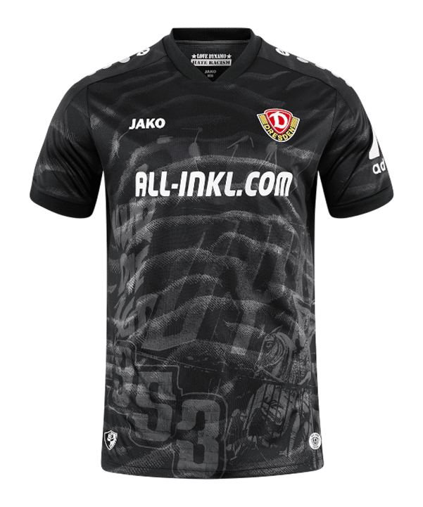 JAKO Dynamo Dresden Trikot Away 2025/2026 Schwarz F800 - schwarz
