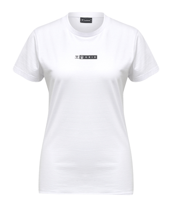 Hummel hmlOFFGRID T-Shirt Damen Weiss Grau F9108 - weiss
