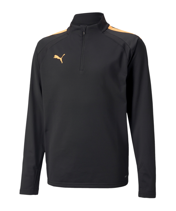 PUMA teamLIGA HalfZip Sweatshirt Schwarz Gelb F45
