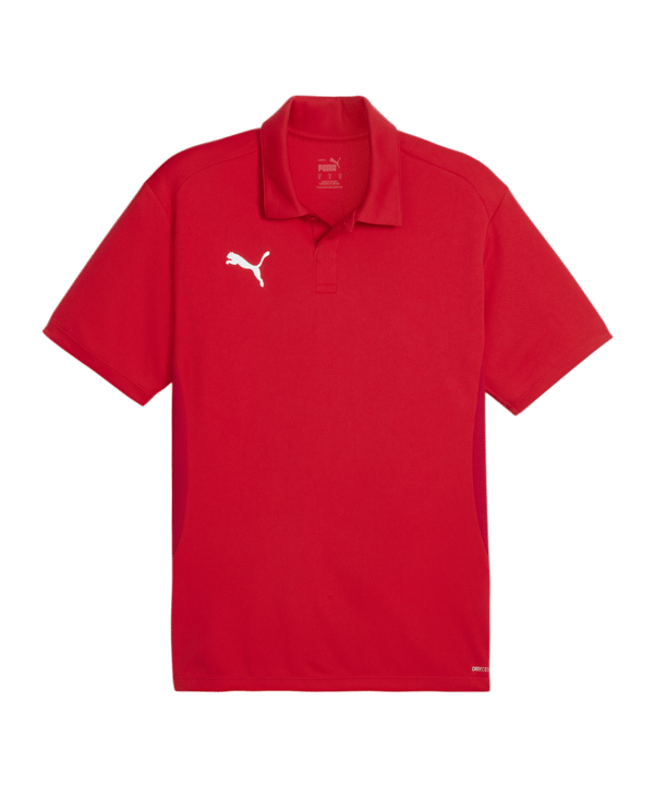 PUMA teamGOAL Poloshirt Rot F01 - rot