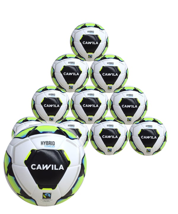 Ballpaket 10 x Cawila Fußball MISSION HYBRID X-LITE Größe 5
