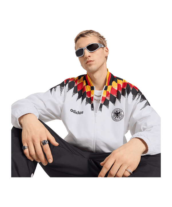 adidas DFB Deutschland Track Jacke Weiß - weiss