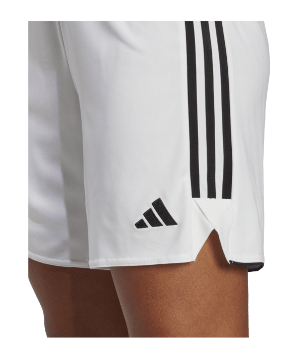 adidas Tiro 23 Short Low Damen Weiss Schwarz - weiss
