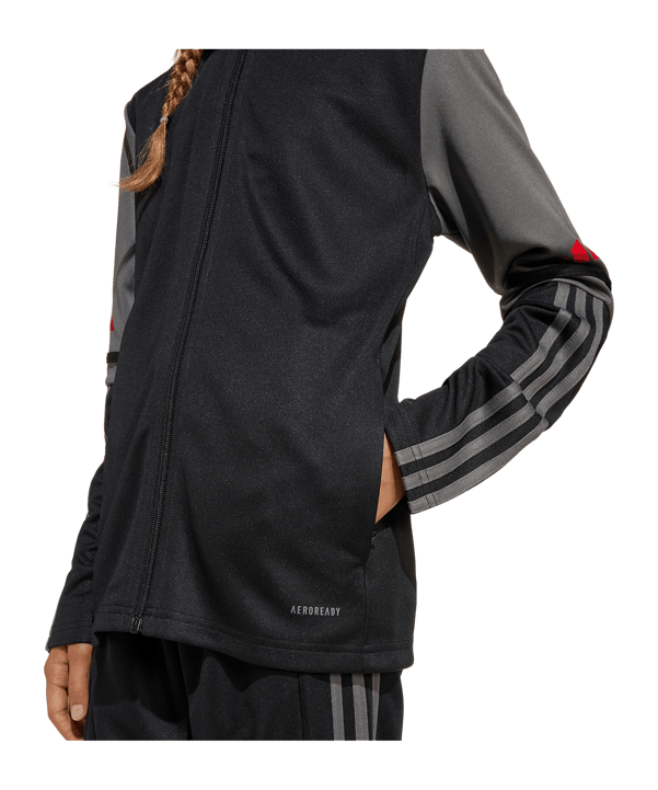 adidas Squadra 25 Trainingsjacke Kids Schwarz - schwarz