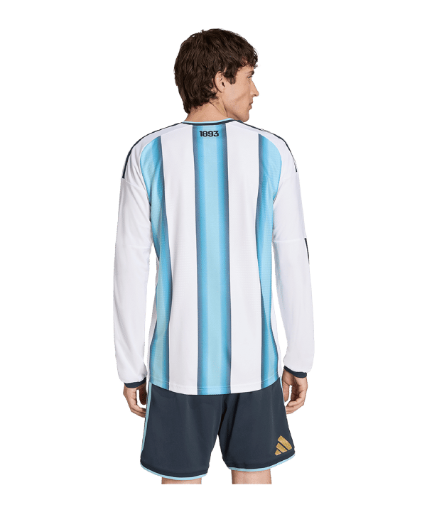 adidas Argentinien Authentic Trikot Langarm Home |  WM 2026 Weiß - weiss
