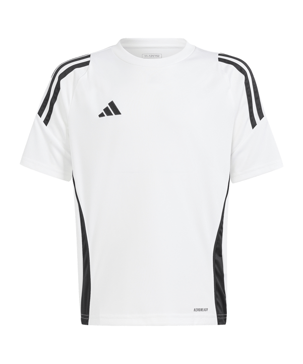 adidas Tiro 24 Trikot Kids Weiss Schwarz