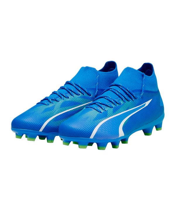 PUMA ULTRA Pro FG/AG Jr Gear Up Kids Blau Weiss F03 - blau